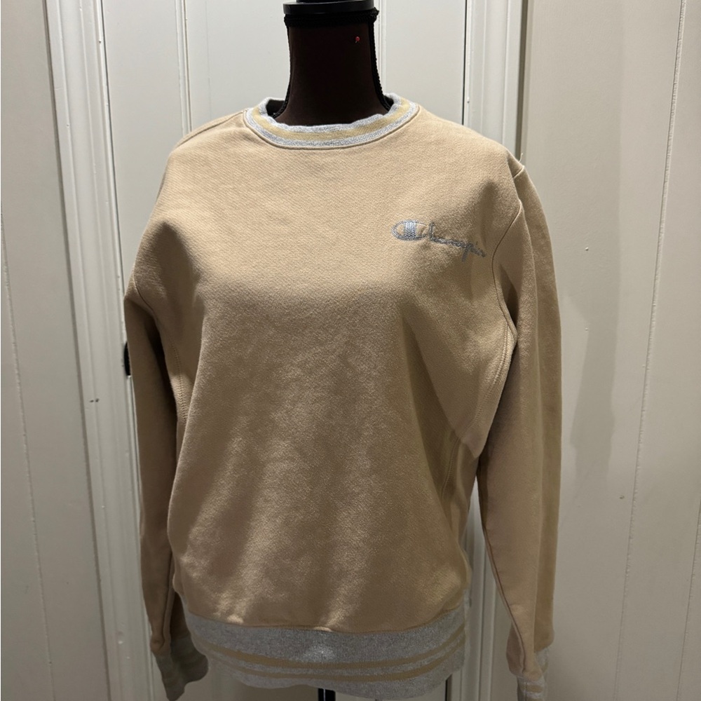 Vintage Champion Beige Sweatshirt